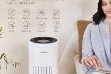 Bosch Air 2000 Luftrenare - HEPA-filter & Smart Sensor för Allergiker